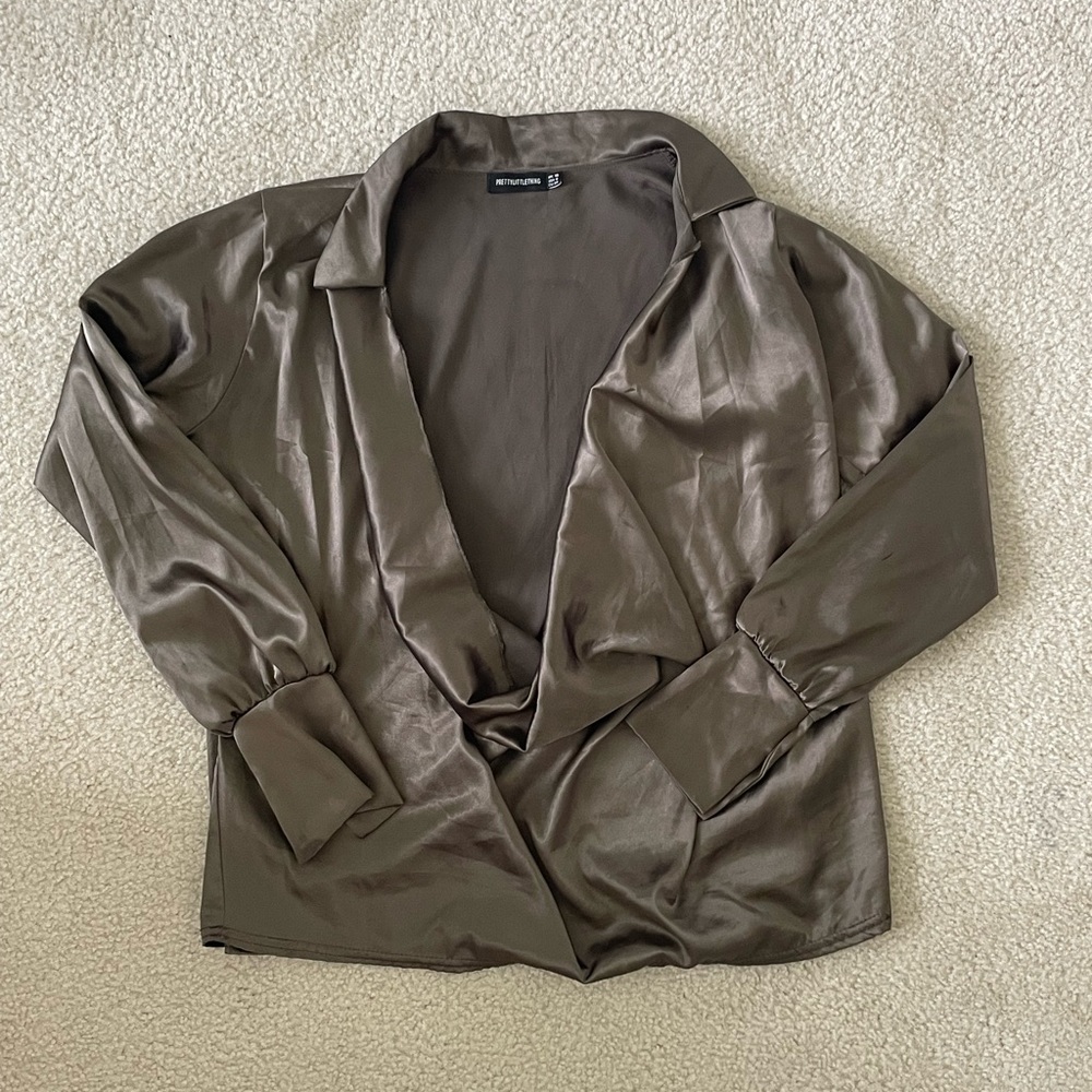 Deep Neckline Blouse